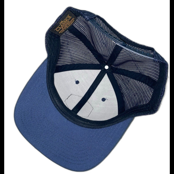 The Classics of Yupoong Cap Hat Unisex Snapback Blue Patch Logo SA Company Cap - Picture 8 of 8
